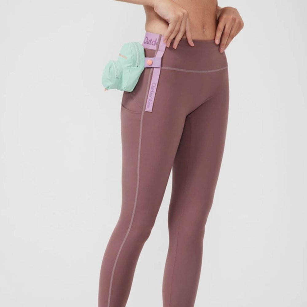 Outdoor Voices Snacks 7/8 Legging Deep Taupe M